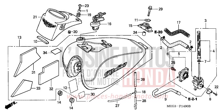KRAFTSTOFFTANK von Shadow Aero GRAPHITE BLACK (NHB01) von 2006